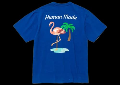Human Made Flamingo Pocket T-Shirt Blue