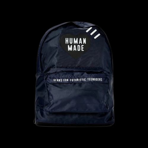 Human Made Nylon Ripstop Heart Backpack 'Navy'