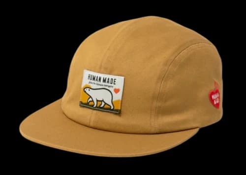 Human Made Polar Bear 4 Panel Twil Cap Beaige