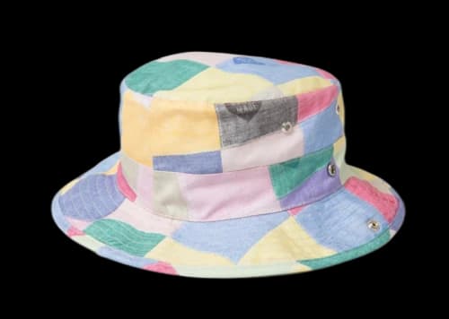 Human Made Patchwork Bucket Hat Pink