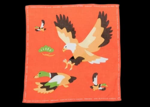 Human Made #2 Duck and Eagle Bandana Red
