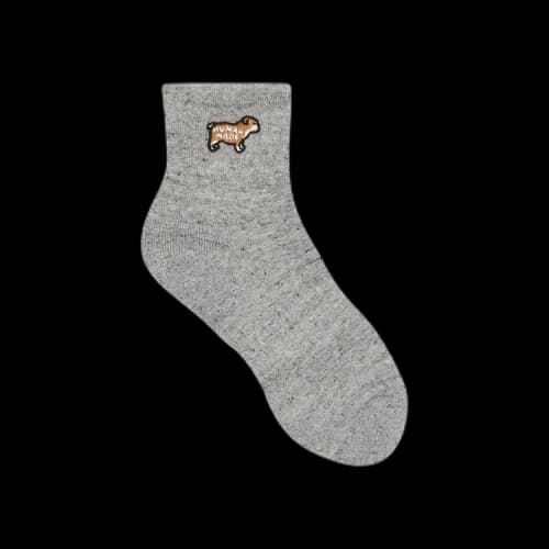 Human Made Short Pile Socks 'Grey'