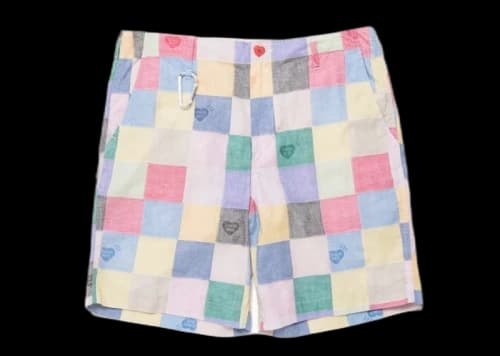 Human Made Patchwork Shorts Pink