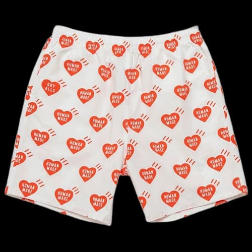Human Made Heart Aloha Shorts 'White'