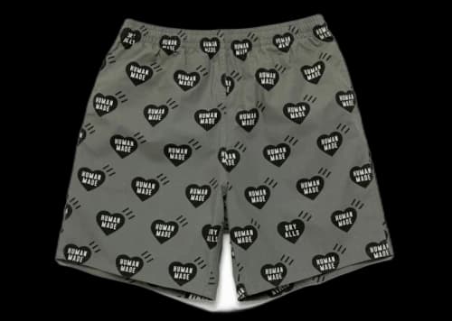 Human Made Heart Aloha Shorts Grey