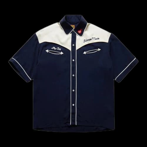 Human Made Western Short-Sleeve Shirt 'Navy'