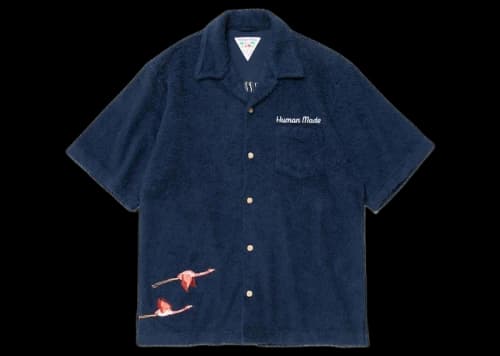 Human Made Pile Shirt Navy