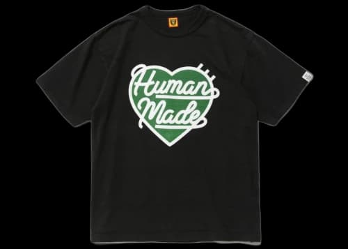 Human Made Heart Logo T-Shirt Black