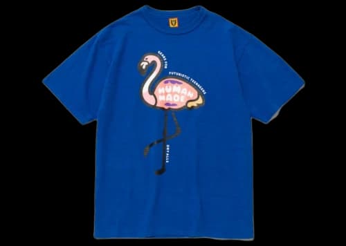 Human Made Flamingo T-Shirt Blue