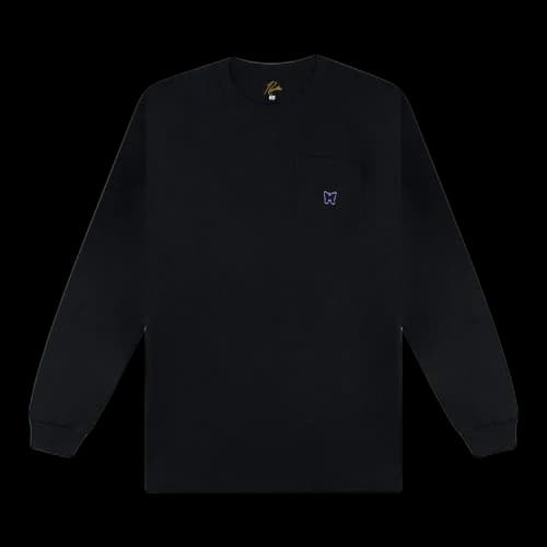 Needles Long-Sleeve Crew Neck Tee 'Black'