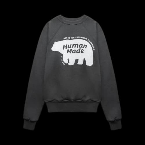 Human Made Raglan Crewneck Sweatshirt 'Black'