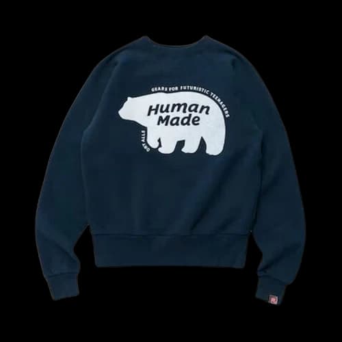 Human Made Raglan Crewneck 'Navy'