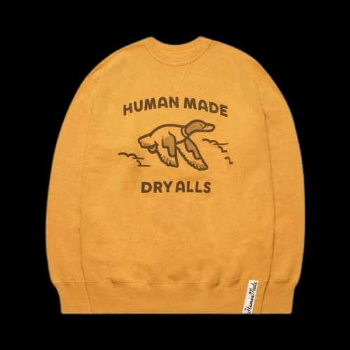Human Made Crewneck Sweatshirt Duck 'Yellow'