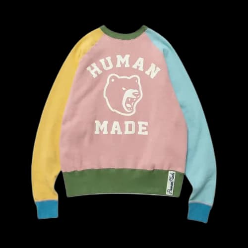 Human Made Tsuriami Crazy Pastel Sweatshirt 'Pink'