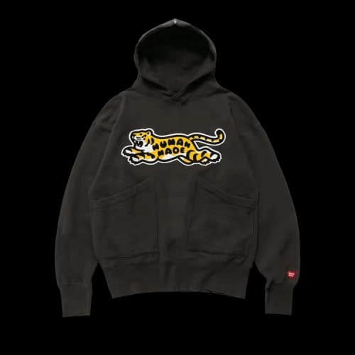 Human Made Tiger Tsuriami Hoodie 'Black'