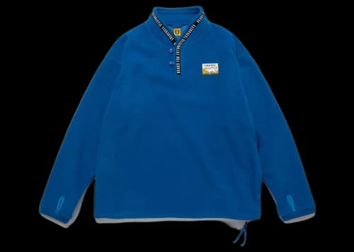 Human Made Fleece Stand Collar Pullover Blue