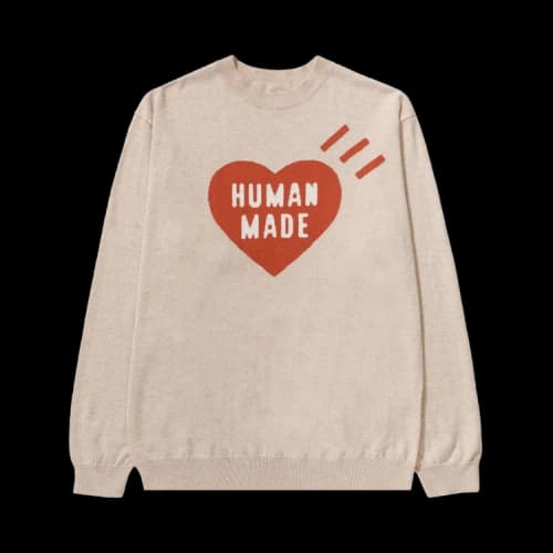 Human Made Heart Knit 'Beige'