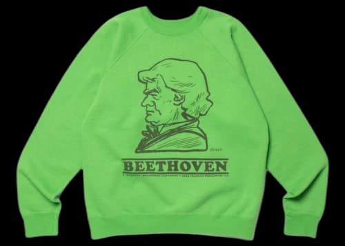 Human Made x Peanuts #3 Beethoven Sweatshirt Green