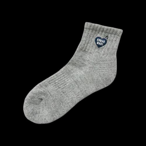 Human Made Short Pile Socks 'Grey'