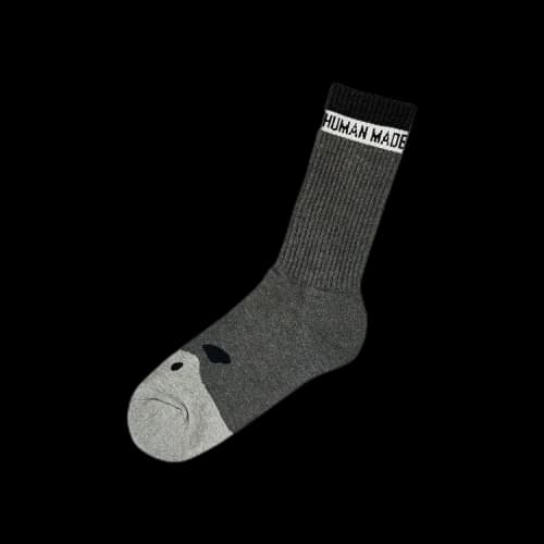 Human Made Duck Pile Socks 'Charcoal'