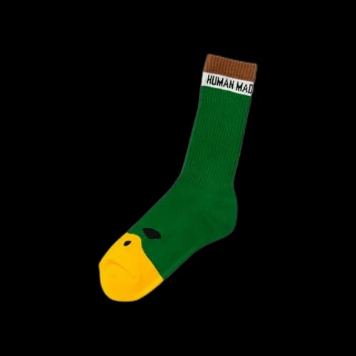 Human Made Duck Pile Socks 'Green'
