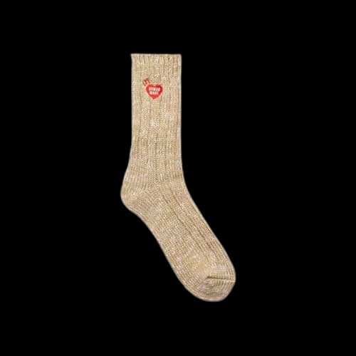 Human Made Low Gauge Rib Socks 'Beige'