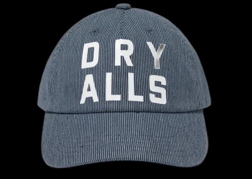 Human Made 6 Panel Striped Denim Cap Indigo