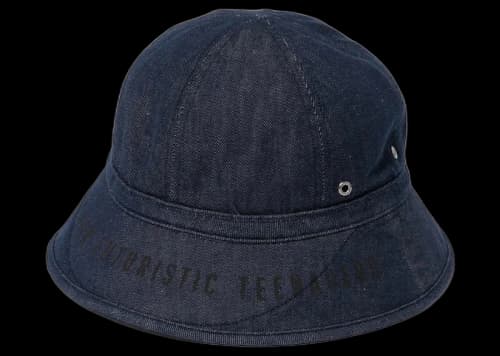 Human Made Round Denim Bucket Hat Indigo