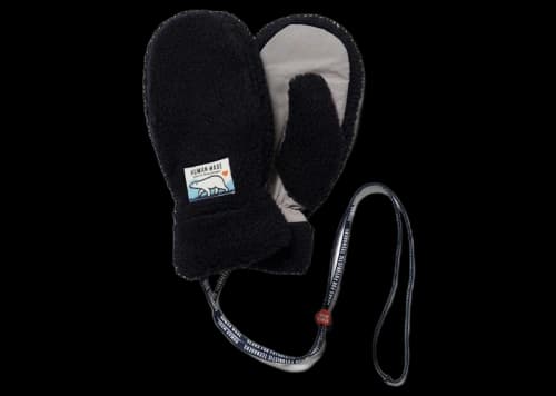 Human Made Boa Fleece Mitten Navy