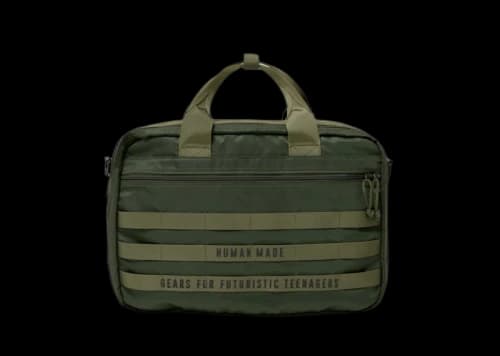 Human Made 3-Way Military Bag Olive Drab