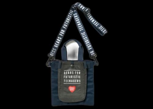 Human Made Mini Helmet Bag Navy
