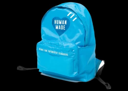 Human Made Nylon Ripstop Heart Backpack Blue
