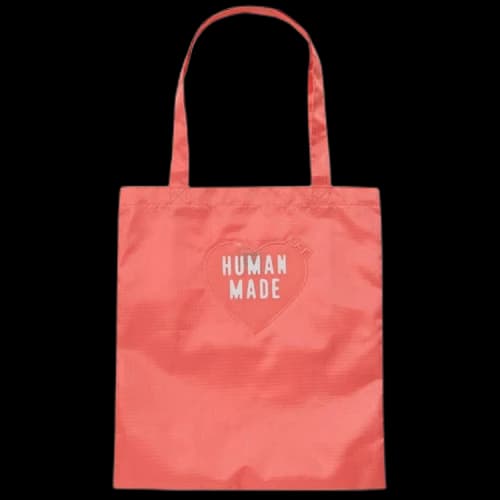Human Made Nylon Ripstop Heart Tote Bag 'Pink'