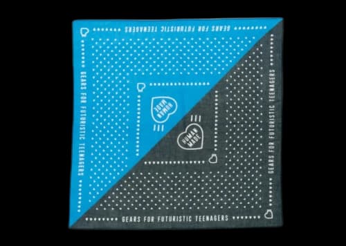 Human Made Monthly August Bandana Blue Black