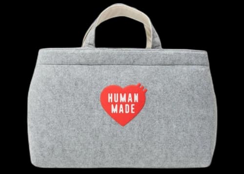 Human Made Felt Large Tote Bag Grey