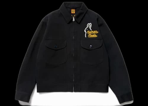 Human Made Zip-Up Work Jacket Navy