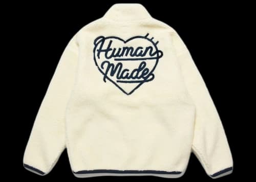 Human Made Boa Fleece Pullover Navy
