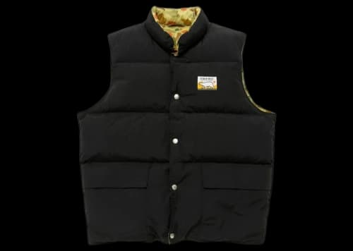 Human Made Reversible Down Vest Black