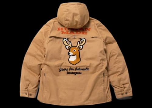 Human Made Insulated Hunting Jacket Brown