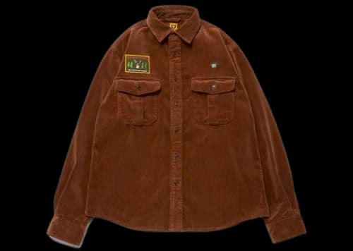 Human Made Corduroy Workshirt Brown