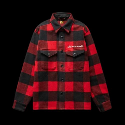 Human Made Wool Overshirt 'Red'