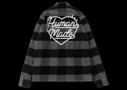 Human Made Wool Overshirt Red