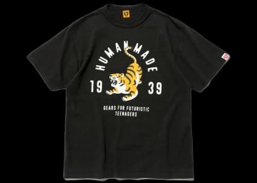 Human Made Tiger Graphic #3 T-Shirt Black