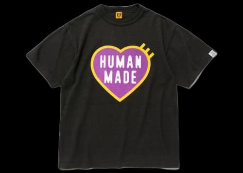 Human Made Heart Logo Graphic #12 T-Shirt Black