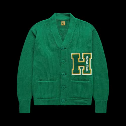 Human Made Low Gauge Knit Cardigan 'Green'