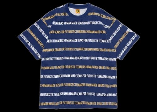 Human Made HM Striped T-Shirt Navy
