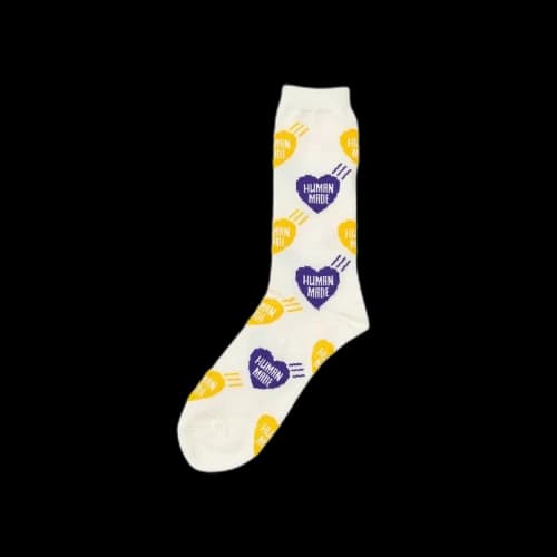 Human Made Heart Socks 'Purple'