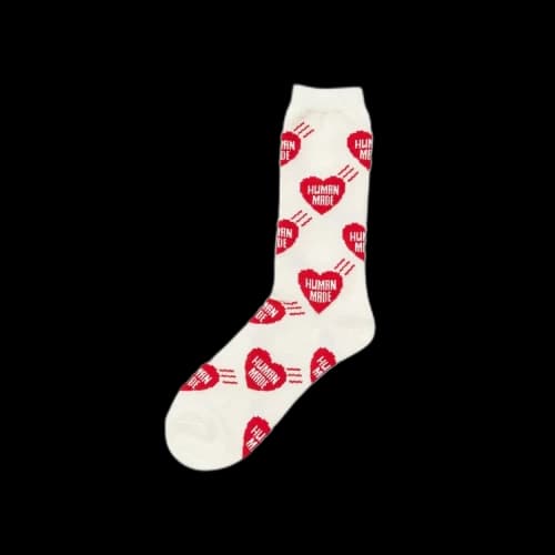 Human Made Heart Socks 'Red'