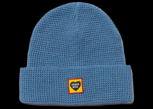 Human Made Waffle Beanie Blue