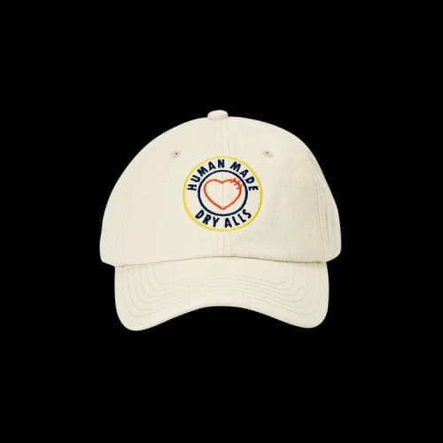 Human Made 6 Panel Twill Cap #2 'White'